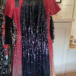 Midnight oil dress